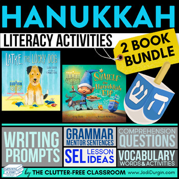 Preview of HANUKKAH READ ALOUD ACTIVITIES Chanukah picture book companions worksheets