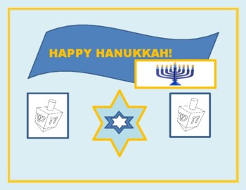 Preview of HANUKKAH SIGN OR POSTER
