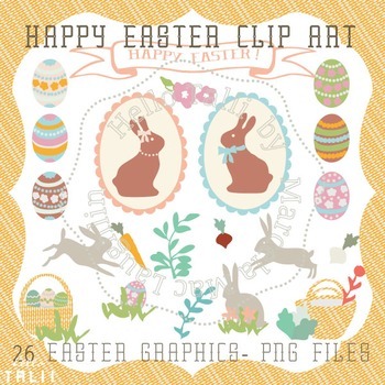 Preview of HAPPY EASTER Clip Art