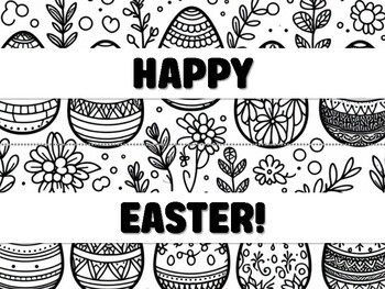 Preview of HAPPY EASTER! Easter Craft and Decor Kit