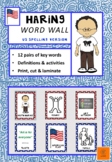 HARING Word Wall - US Spelling 