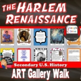 HARLEM RENAISSANCE | Art Gallery Walk Activity | 1920s | P