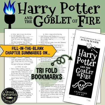 Harry Potter Book Mark - Goblet of Fire