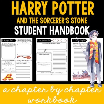 Preview of HARRY POTTER AND THE SORCERER'S STONE Novel Study Student Handbook (NOW DIGITAL)