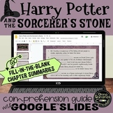 HARRY POTTER AND THE SORCERER'S STONE Comprehension Guide 