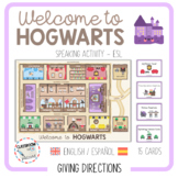 HARRY POTTER HOGWARTS MAP - directions [English & Spanish]