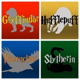 HARRY POTTER House Banner Printables [With Shading]