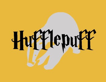 harry potter hufflepuff printable by kaitlyn mccain tpt