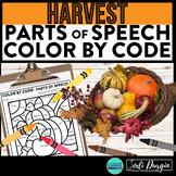 HARVEST color by code September coloring page PARTS OF SPE