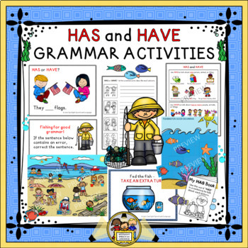 Preview of HAS and HAVE Grammar Activities
