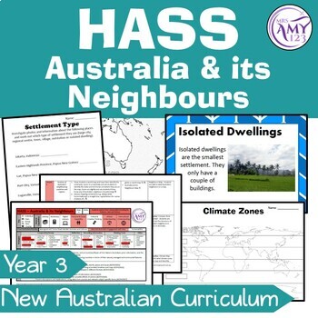 Preview of Year 3 HASS Australian Curriculum Geography Unit