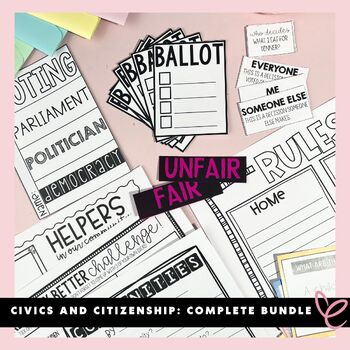 Preview of HASS | Year 3 Civics and Citizenship: COMPLETE BUNDLE