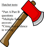 HATCHET BUNDLE 6TH GRADE LEAP/PARCC TESTS