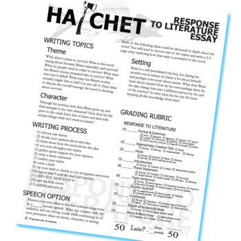 hatchet essay