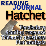 HATCHET Guided Summer Reading Journal! Upper ES, MS, grades 6-8