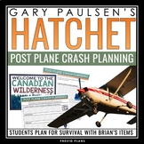 Hatchet Activity - Plane Crash Survival Assignment for Gar