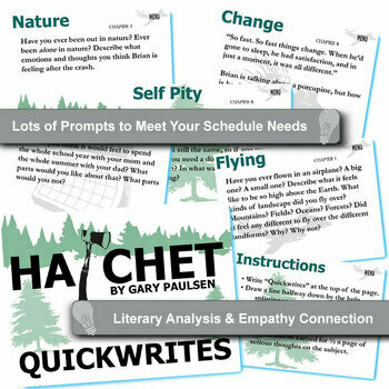 Engaging Book Club Journal for 'Hatchet