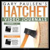 Hatchet by Gary Paulsen Writing Prompts - Video Clips and 