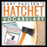 Hatchet Vocabulary Booklet, Presentation, and Answer Key w