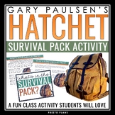 Hatchet Activity - Survival Pack Creative Assignment for G