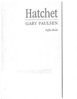 Preview of HATCHET by Gary Paulsen - pdfs of ALL 19 chapters - including Intro & Epilogue