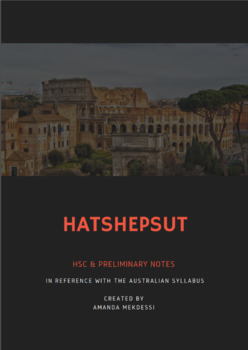 Preview of HATSHEPSUT- HSC summary
