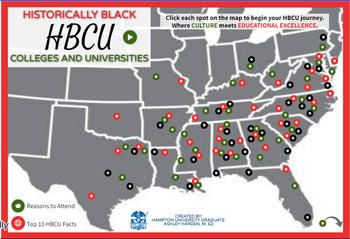 Preview of HBCU (Historically Black Colleges and Universities) Interactive Map