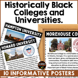 HBCU Historically Black Colleges and Universities Poster, 