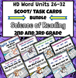 HD Word Units 26-32 Task Cards / Scoot / Fun Activities / 