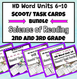 HD Word Units 6-10 Task Cards / Scoot / Fun Activities / S