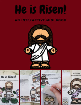 Preview of HE IS RISEN! The Easter Story Mini Book.