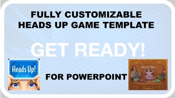 Preview of HEADS UP GAME TEMPLATE FOR POWERPOINT!
