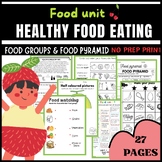 HEALTHY FOOD EATING /  Food Groups and Healthy Nutrition