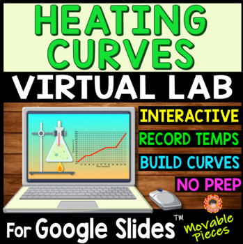 Preview of HEATING CURVES VIRTUAL LAB for Google Slides ~DIGITAL~ Chemistry