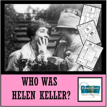 Preview of HELEN KELLER: Famous American Mini Unit