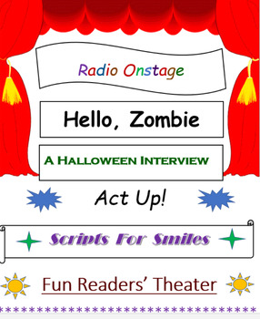 Preview of HELLO, ZOMBIE -- A RADIO ONSTAGE, HALLOWEEN PLAY, FOR MIDDLE SCHOOL