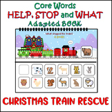 HELP, STOP and WHAT Adapted Interactive Book "Christmas Tr