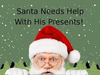 Preview of HELP Santa FREEBIE! Visual Perceptual: Occupational Therapy OT Christmas