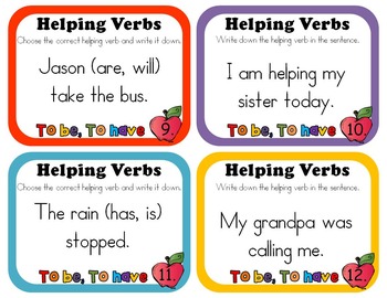 Helping Verbs by Rock Paper Scissors | Teachers Pay Teachers