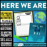 HERE WE ARE activities READING COMPREHENSION worksheets - 