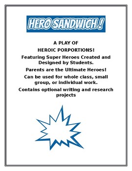 Preview of HERO SANDWICH - A Hilarious Reader's Theater/Play