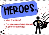 HEROES! Elementary Activity Celebrating Local Heroes