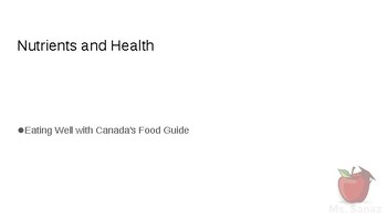 Preview of HFA4U - Eating Well with Canada's Food Guide