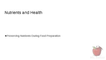 Preview of HFA4U - Preserving Nutrients in Foods