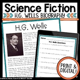 HG Wells: Sci-Fi Writer Biography, Questions & Activity: P