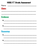 HGSS 4th Grade Assessment Template