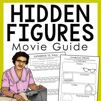 Preview of HIDDEN FIGURES Movie Guide Journal Project | Film Study Activity Worksheets