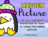 HIDDEN PICTURE {WINTER} Digital Game {High Frequency Words}
