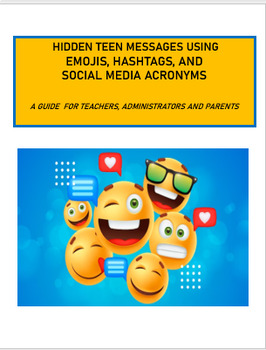 Preview of Hidden Teen Emojis, Hashtags, and Acronyms Secret Meanings CDC Health Standard 2