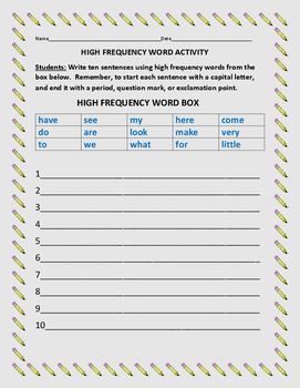 How To Make A Word Frequency Chart